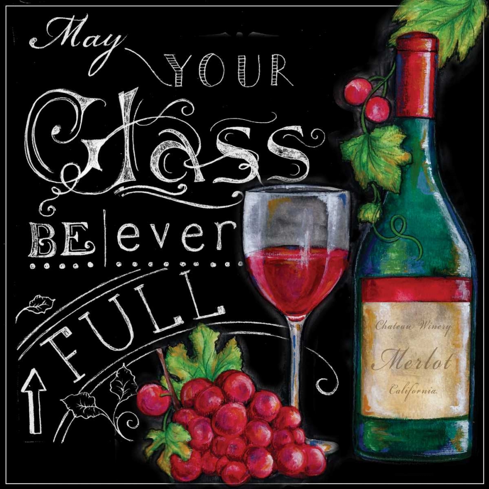 Wine Toasts I art print by Donna Knold for $57.95 CAD