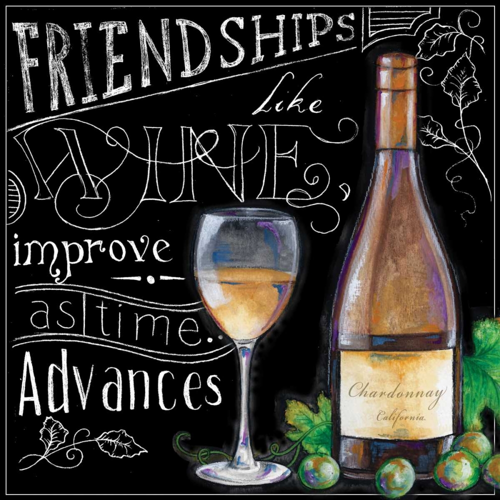 Wine Toasts II art print by Donna Knold for $57.95 CAD