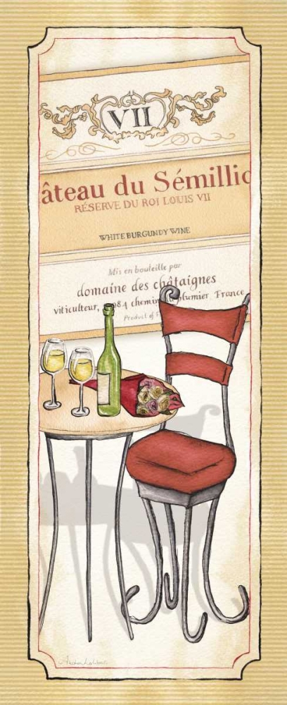 Vin Blanc art print by Andrea Laliberte for $57.95 CAD