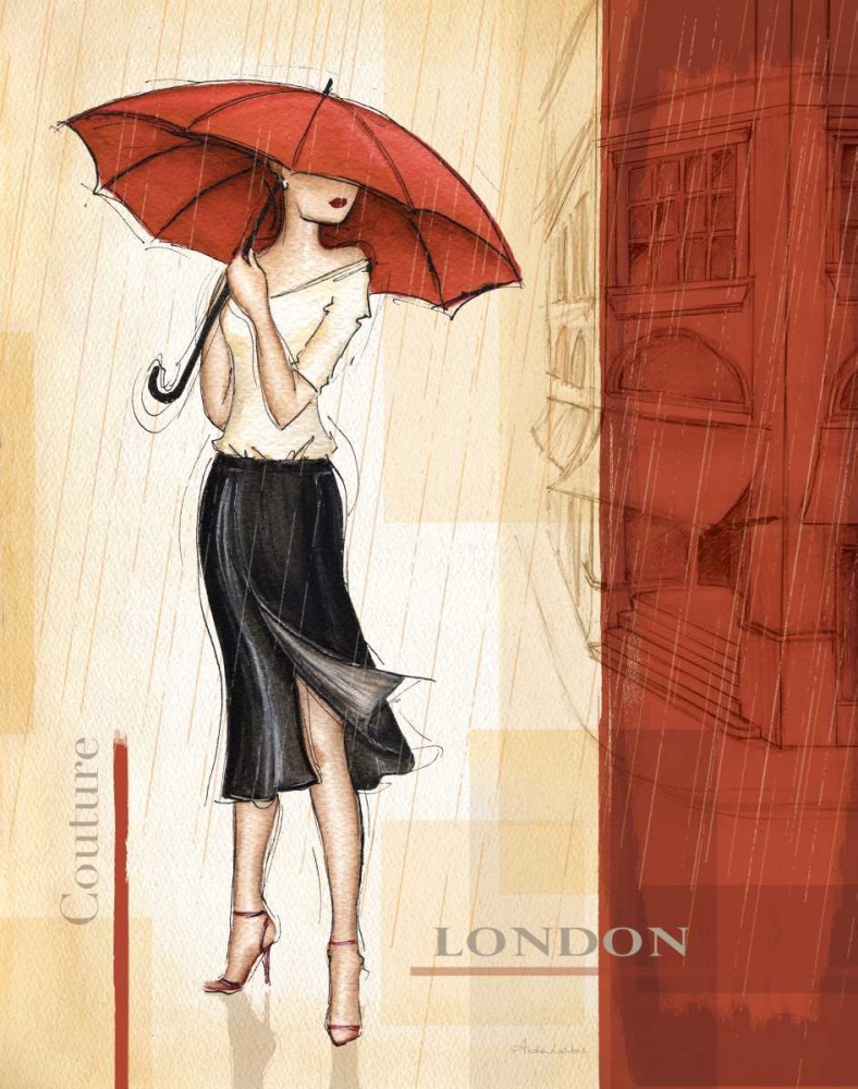 Rain London art print by Andrea Laliberte for $57.95 CAD