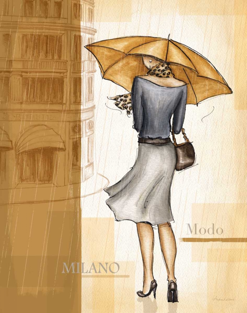 Rain Milano art print by Andrea Laliberte for $57.95 CAD