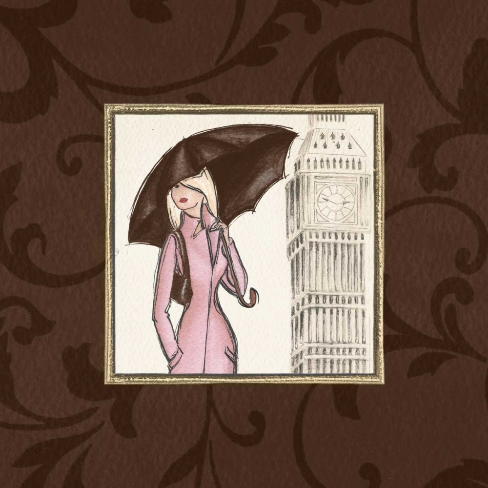 London in Pink art print by Andrea Laliberte for $57.95 CAD