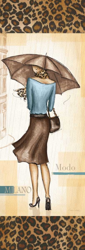 Milan Fashion art print by Andrea Laliberte for $57.95 CAD