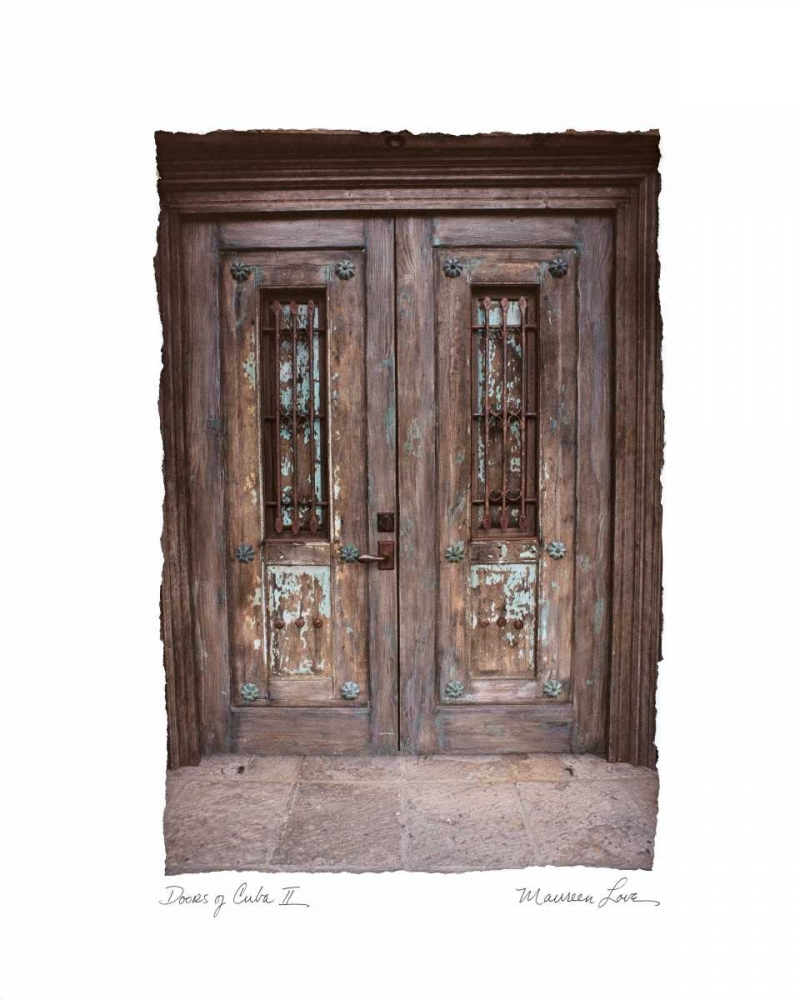 Doors of Cuba II art print by Maureen Love for $57.95 CAD