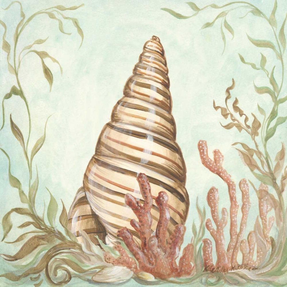 Seashells and Coral II art print by Kate McRostie for $57.95 CAD