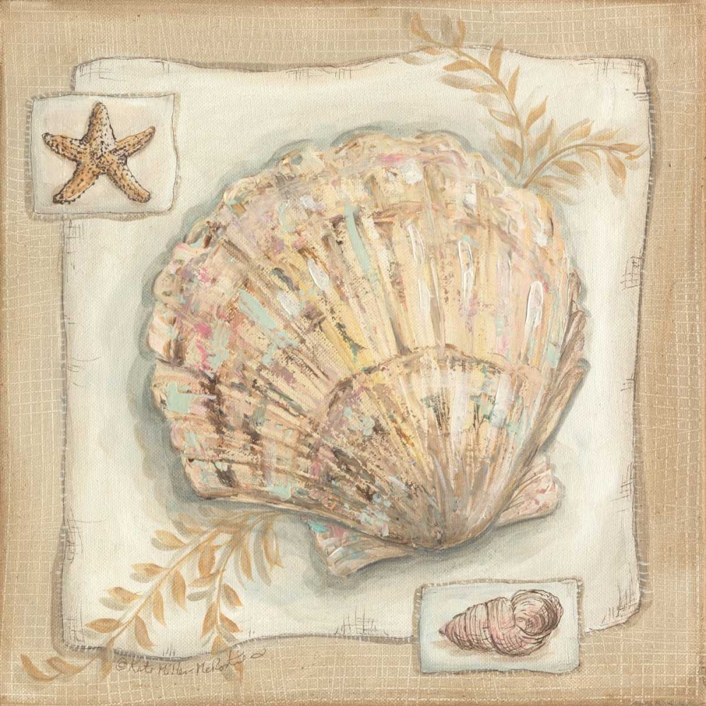 Sandy Scallop art print by Kate McRostie for $57.95 CAD
