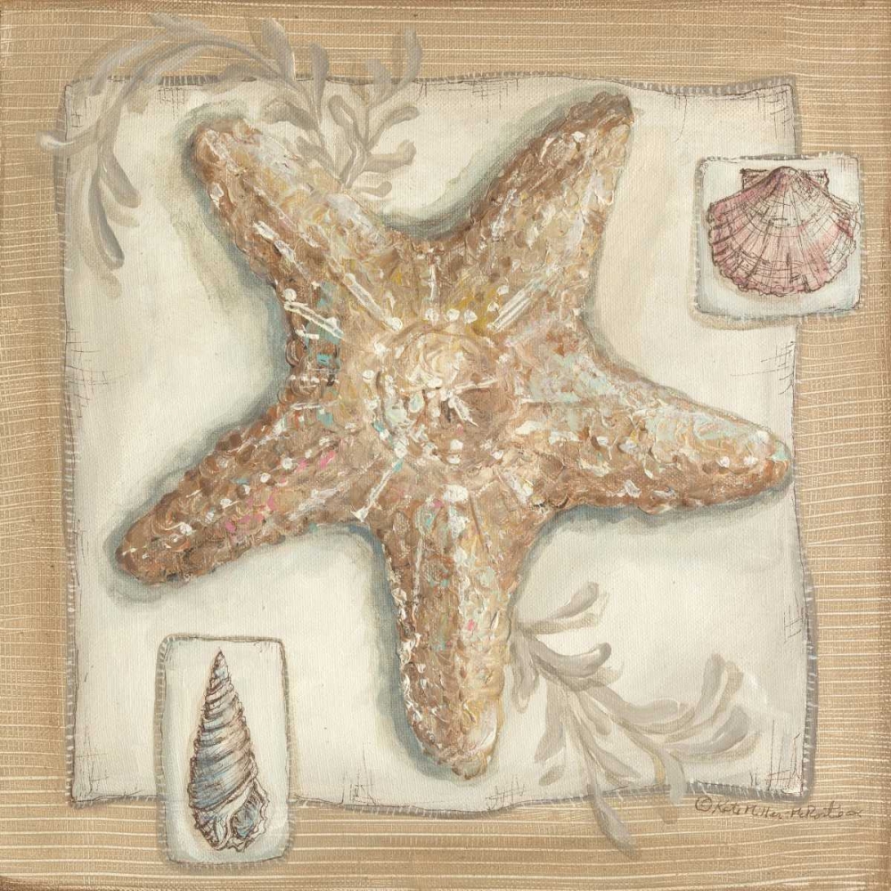 Sandy Starfish art print by Kate McRostie for $57.95 CAD