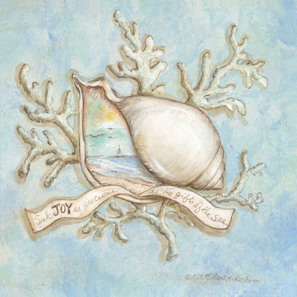 Treasures of the Tide III art print by Kate McRostie for $57.95 CAD