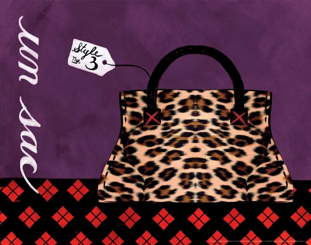 Leopard Handbag III art print by Jennifer Matla for $57.95 CAD