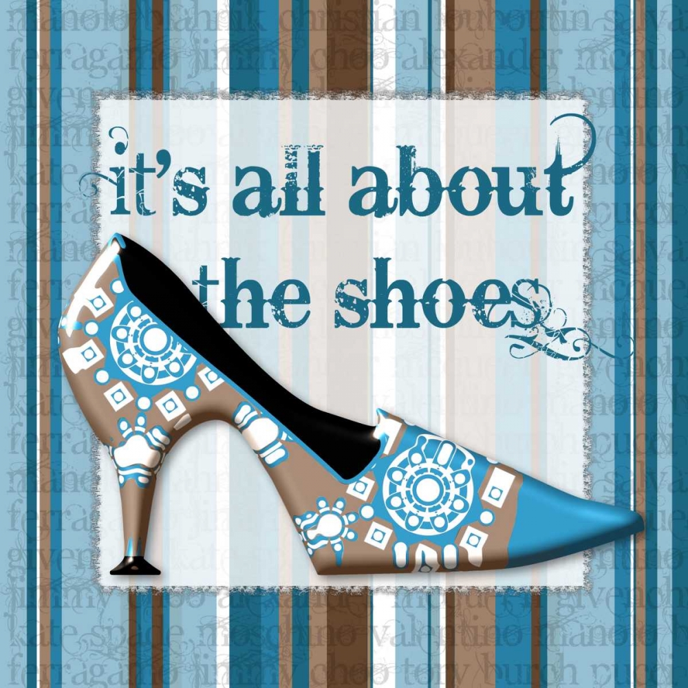 Girly Shoe I art print by Sylvia Murray for $57.95 CAD