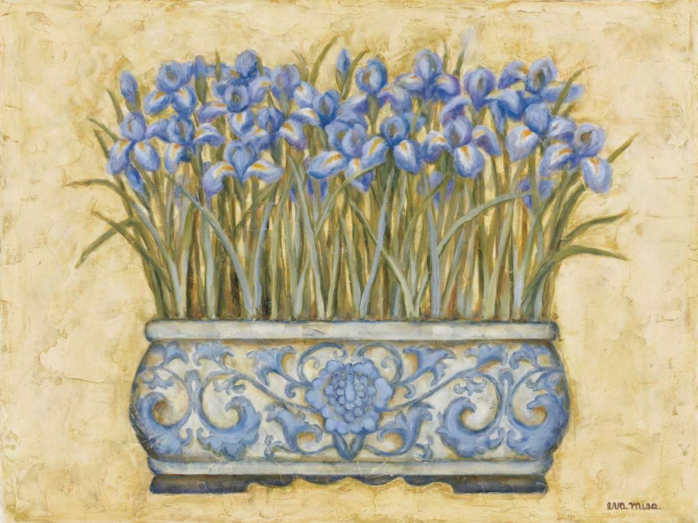 Blue Irises art print by Eva Misa for $57.95 CAD