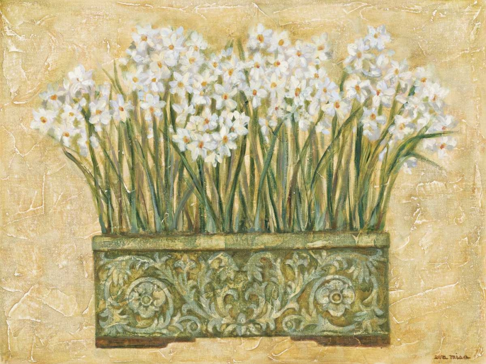 White Narcissus art print by Eva Misa for $57.95 CAD