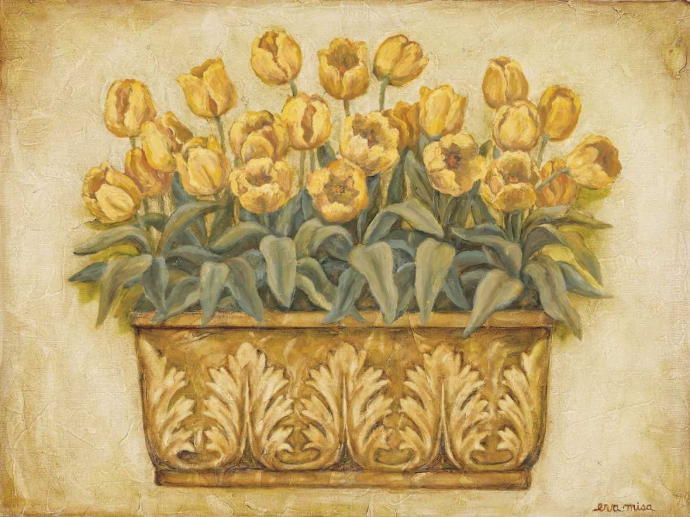Yellow Tulips art print by Eva Misa for $57.95 CAD
