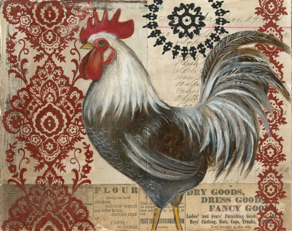Classic Rooster II art print by Kimberly Poloson for $57.95 CAD