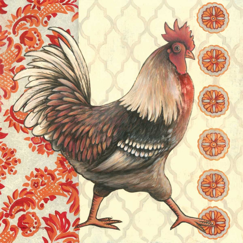 Bohemian Rooster I art print by Kimberly Poloson for $57.95 CAD