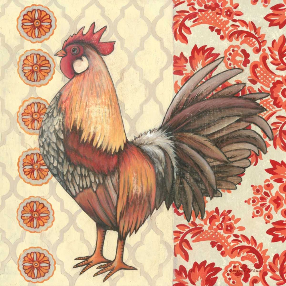 Bohemian Rooster II art print by Kimberly Poloson for $57.95 CAD