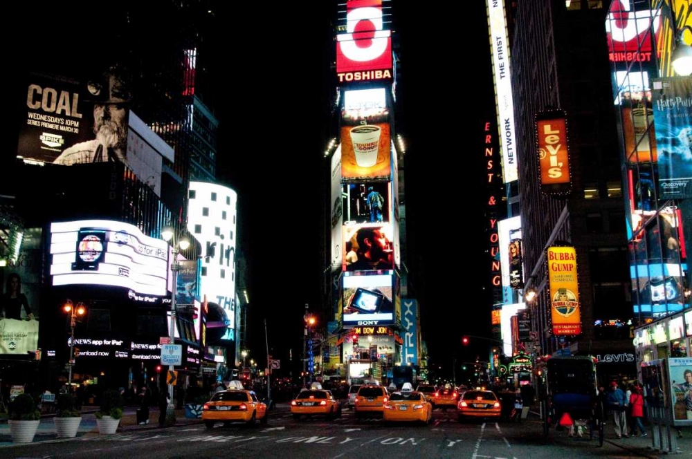 Times Square III art print by Erin Berzel for $57.95 CAD
