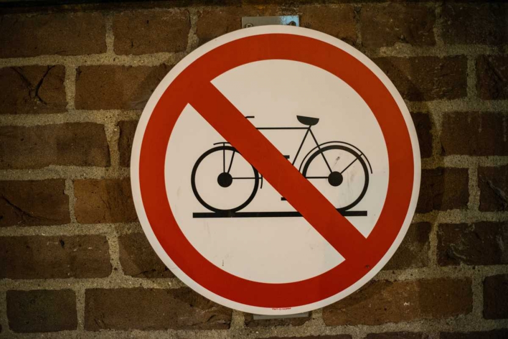 No Bicycles Allowed art print by Erin Berzel for $57.95 CAD