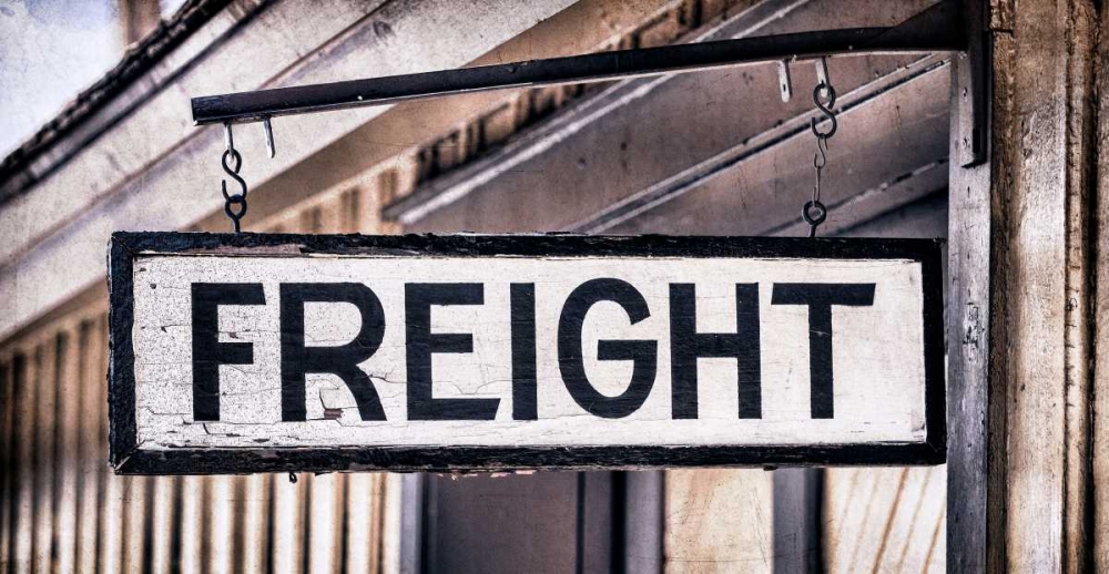Freight Sign art print by Kathy Mahan for $57.95 CAD