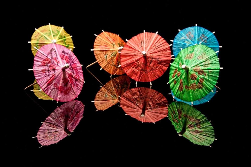 Cocktail Umbrellas I art print by C. Thomas McNemar for $57.95 CAD