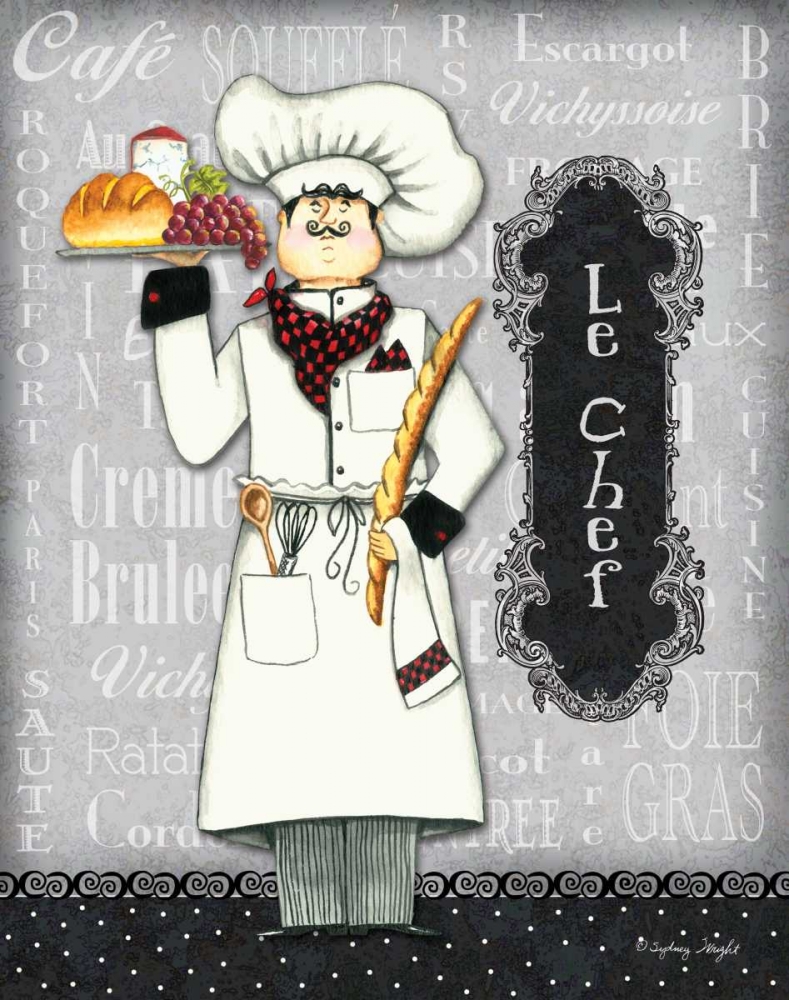 Le Chef art print by Sydney Wright for $57.95 CAD