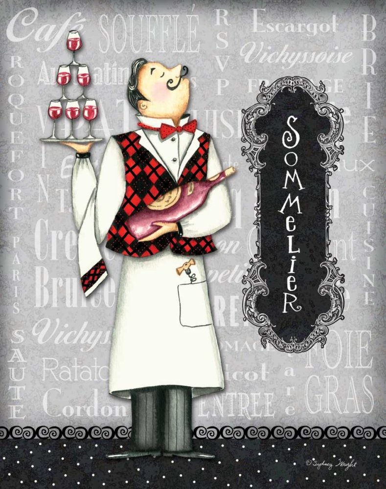 Sommelier art print by Sydney Wright for $57.95 CAD