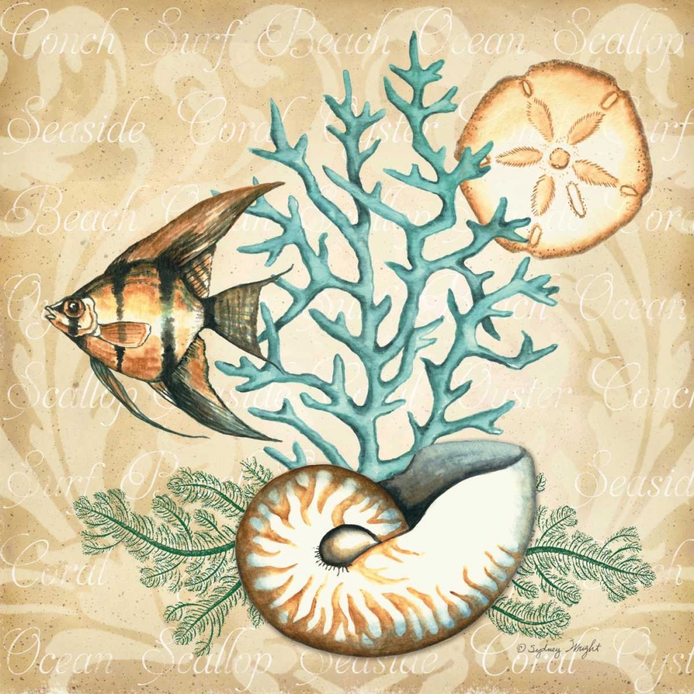 Sea Life IV art print by Sydney Wright for $57.95 CAD