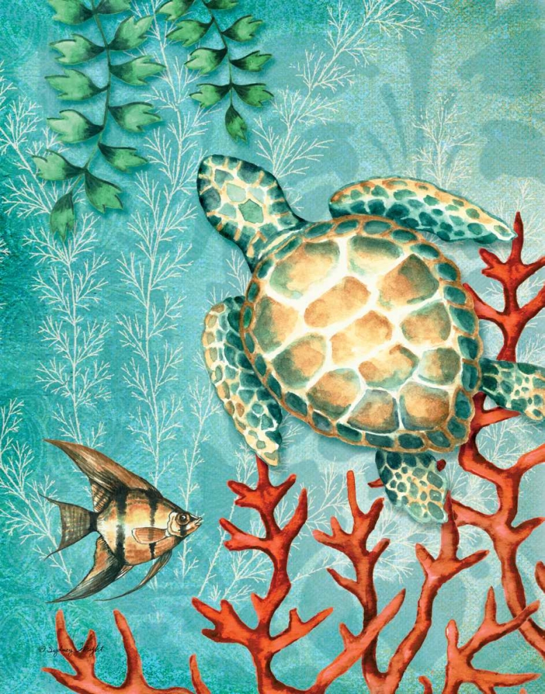 Turtle art print by Sydney Wright for $57.95 CAD