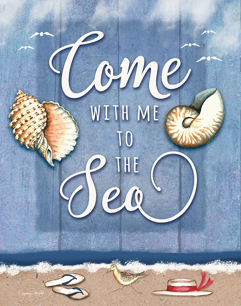 Come to the Sea art print by Sydney Wright for $57.95 CAD