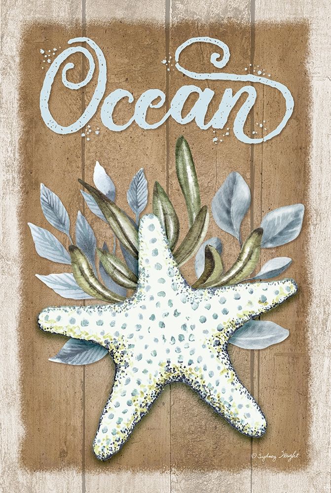 Ocean Starfish art print by Sydney Wright for $57.95 CAD