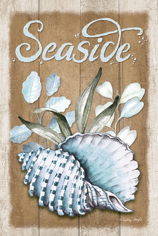 Seaside Conch art print by Sydney Wright for $57.95 CAD