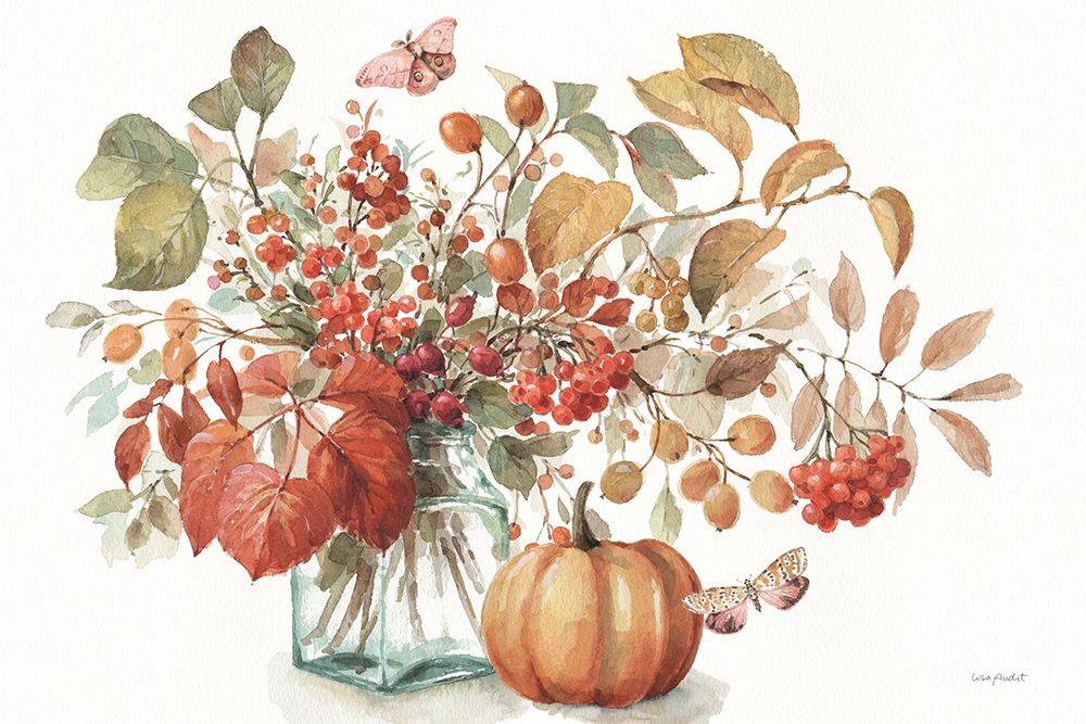 Autumn in Nature 01 on White art print by Lisa Audit for $57.95 CAD