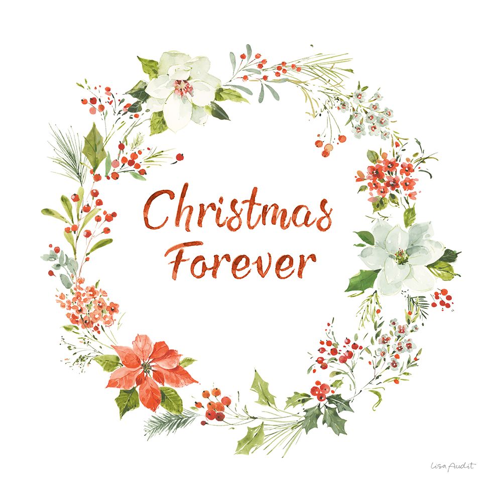 Christmas Forever VI art print by Lisa Audit for $57.95 CAD