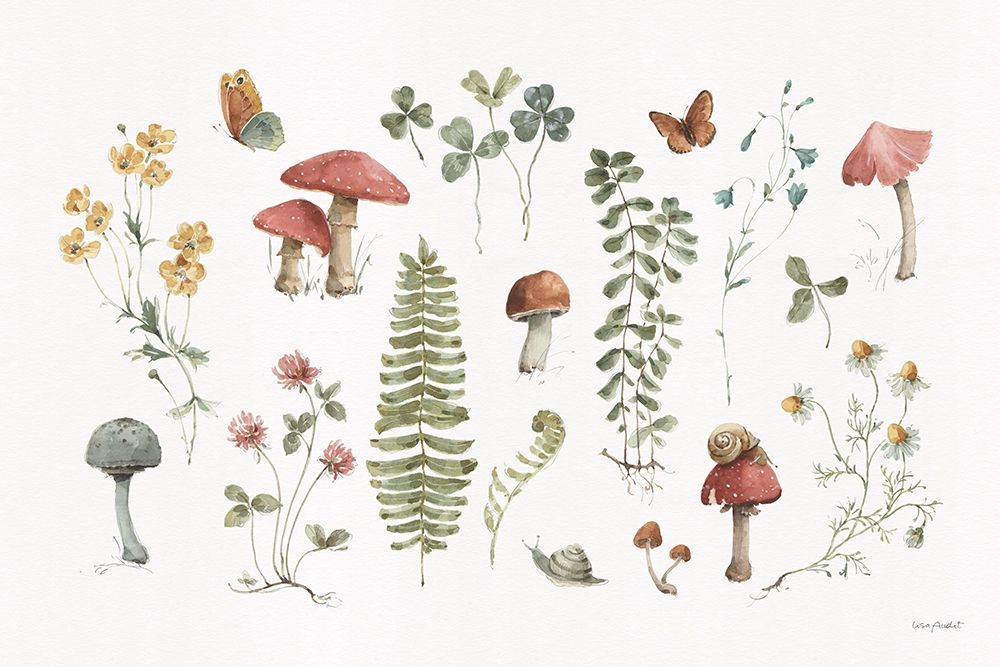 Forest Treasures 01 art print by Lisa Audit for $57.95 CAD