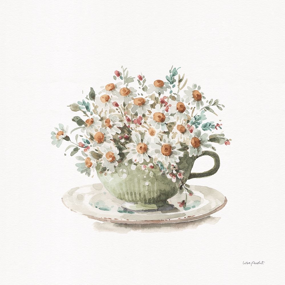Garden Tea 01 art print by Lisa Audit for $57.95 CAD