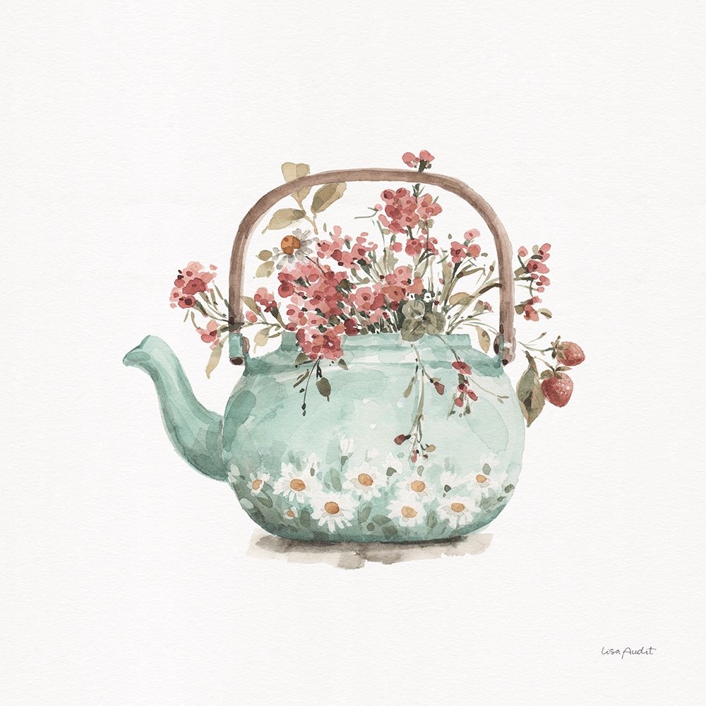 Garden Tea 03 art print by Lisa Audit for $57.95 CAD