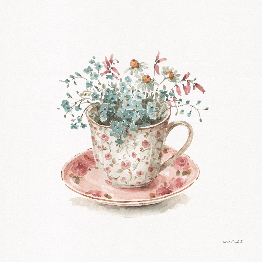 Garden Tea 04 art print by Lisa Audit for $57.95 CAD