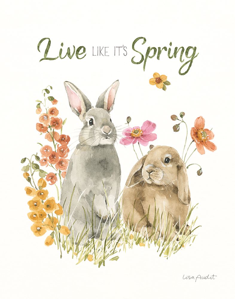 Hop on Spring VII art print by Lisa Audit for $57.95 CAD