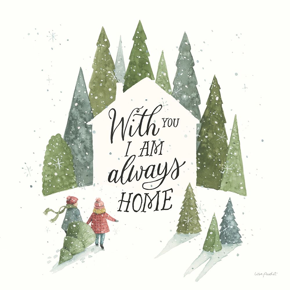 Magical Winterland XI art print by Lisa Audit for $57.95 CAD