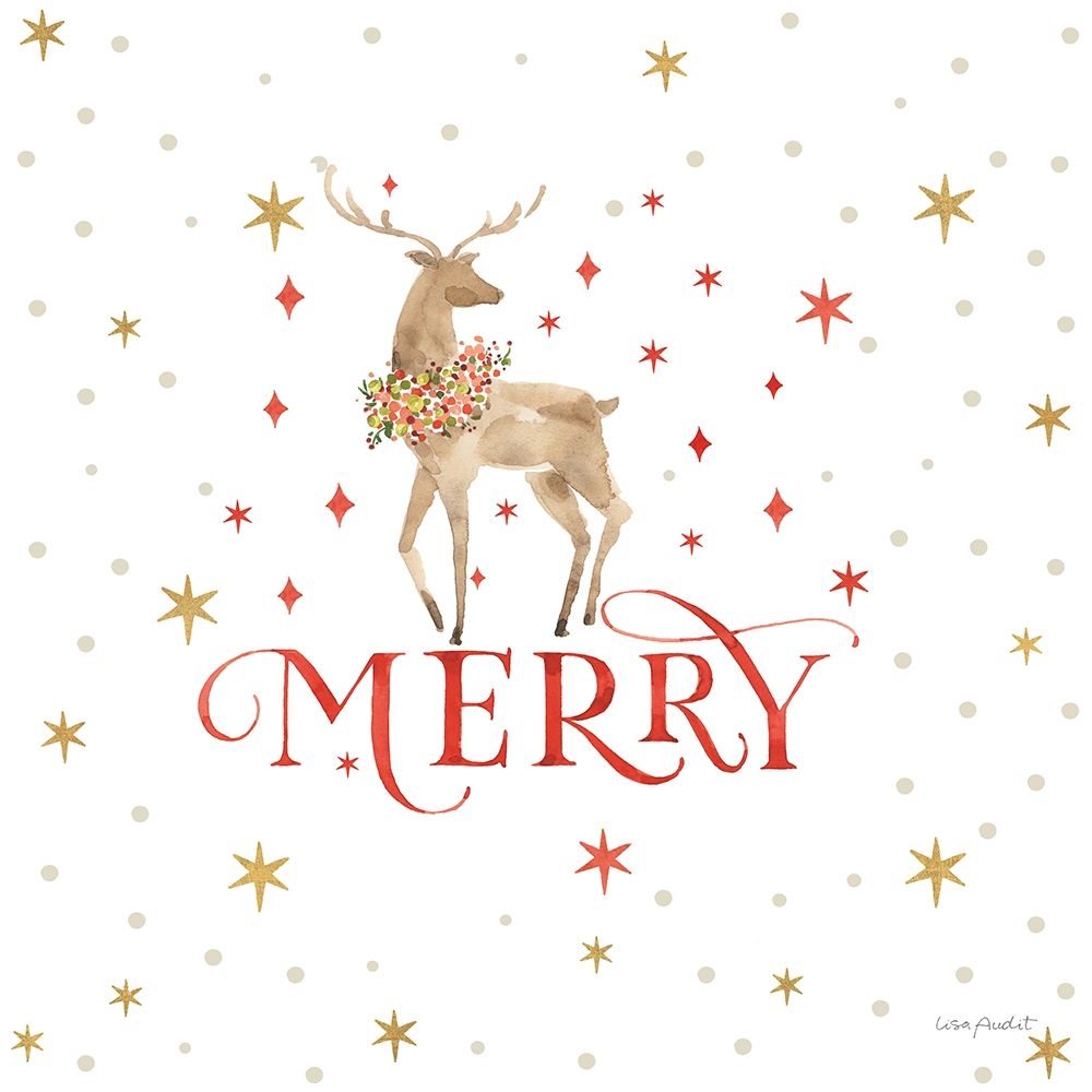 Merry And Bright 09 art print by Lisa Audit for $57.95 CAD