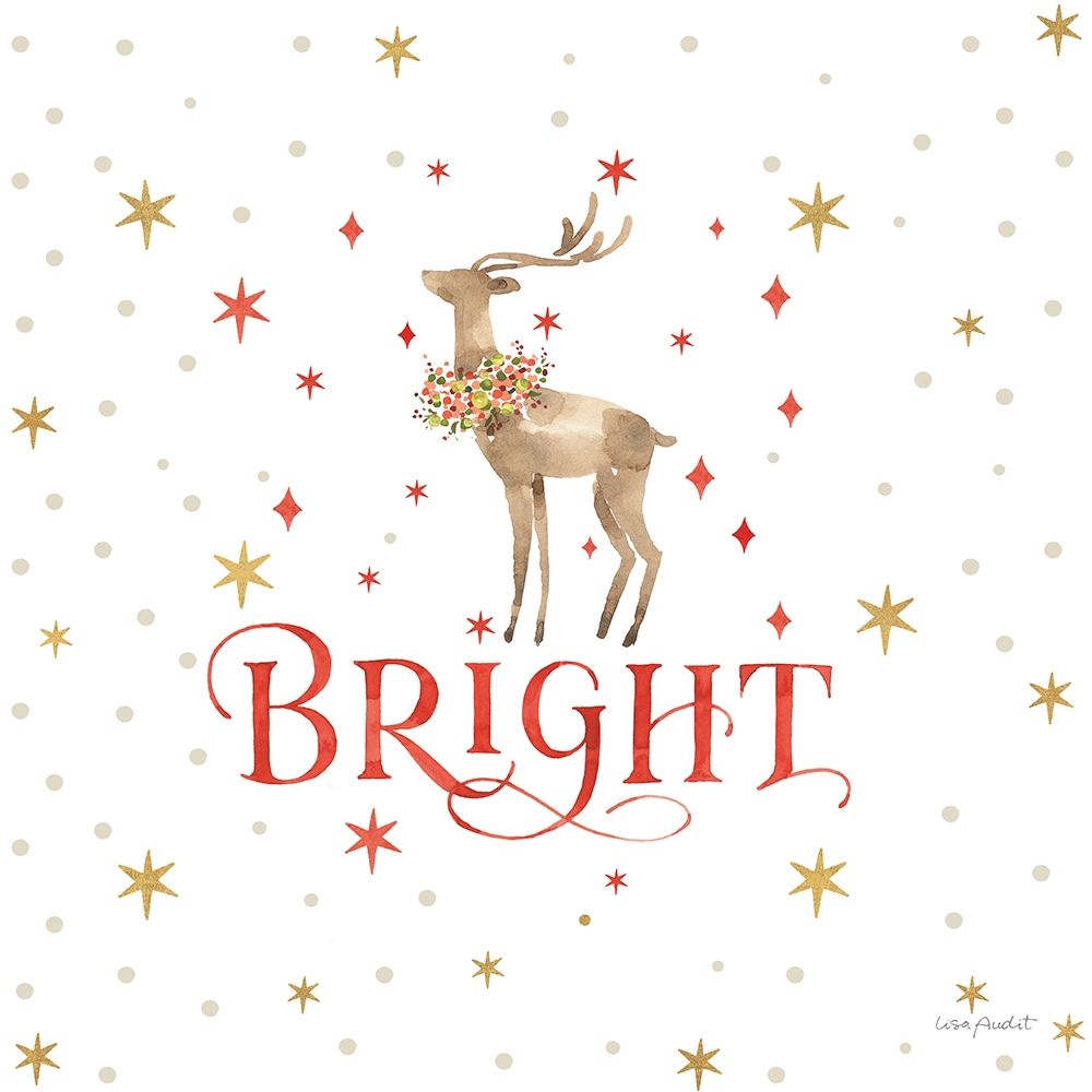 Merry And Bright 10 art print by Lisa Audit for $57.95 CAD