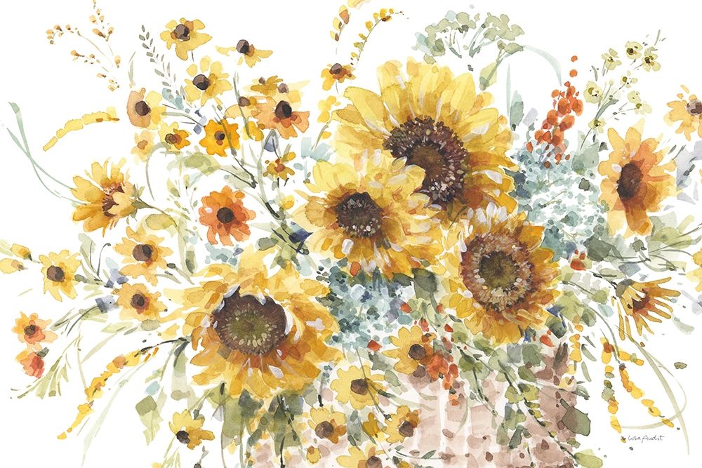 Sunflowers Forever 01 art print by Lisa Audit for $57.95 CAD