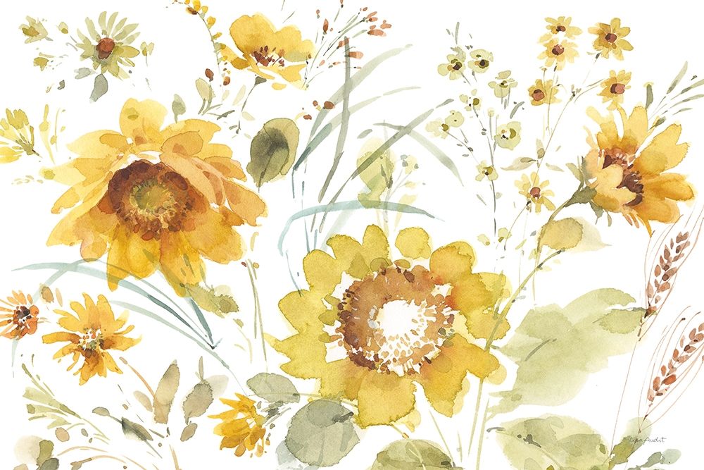 Sunflowers Forever 03 art print by Lisa Audit for $57.95 CAD