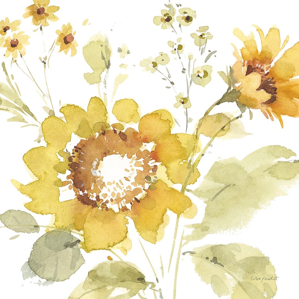 Sunflowers Forever 04 art print by Lisa Audit for $57.95 CAD