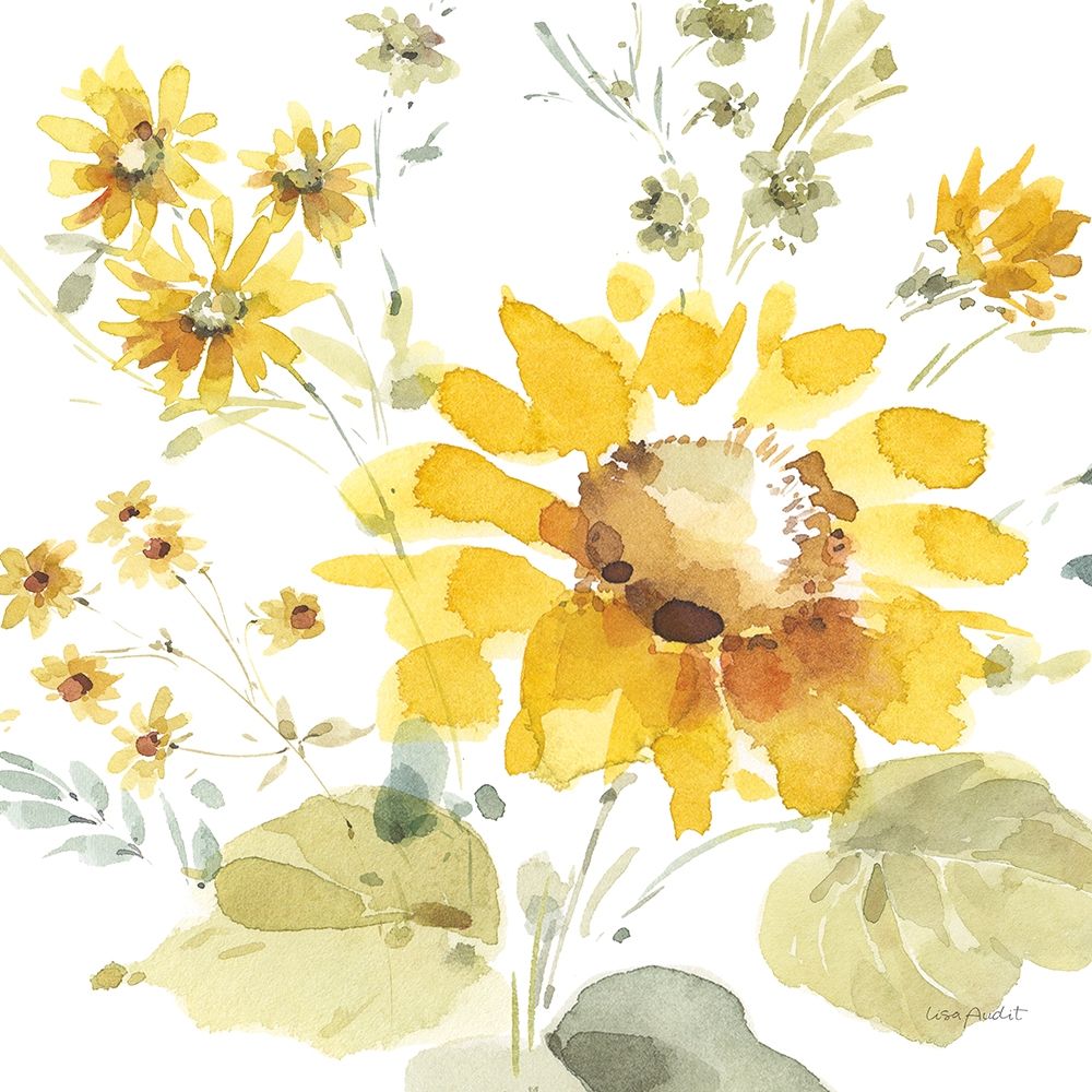 Sunflowers Forever 05 art print by Lisa Audit for $57.95 CAD
