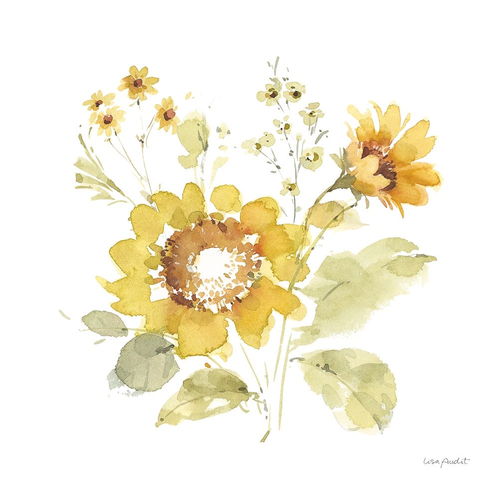 Sunflowers Forever 06 art print by Lisa Audit for $57.95 CAD
