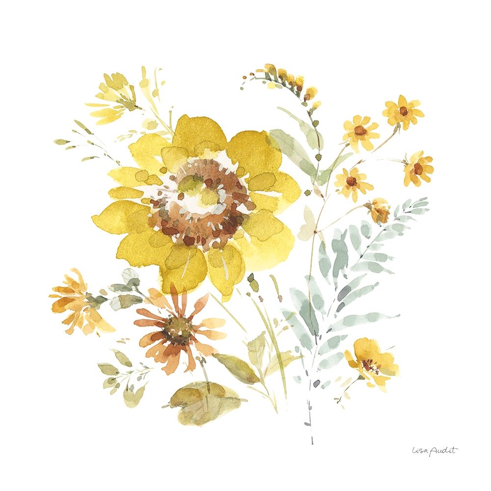 Sunflowers Forever 08 art print by Lisa Audit for $57.95 CAD
