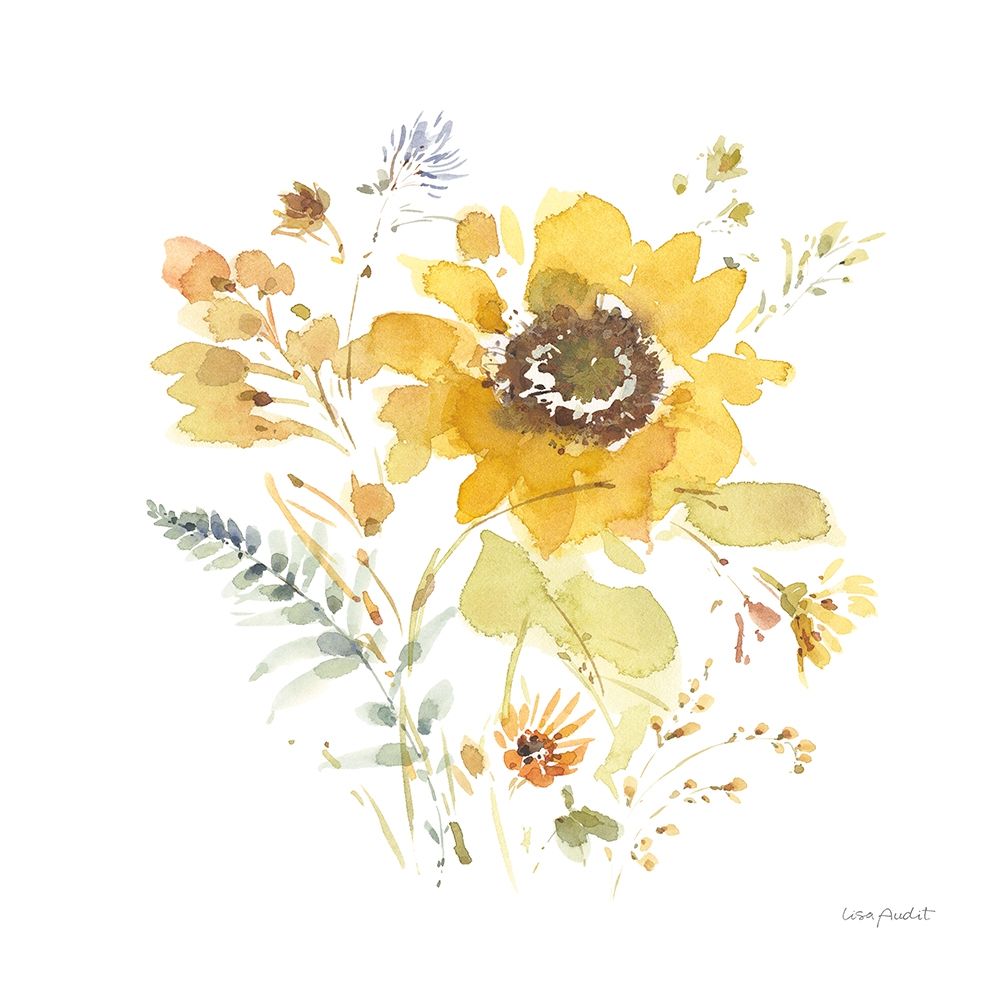 Sunflowers Forever 09 art print by Lisa Audit for $57.95 CAD
