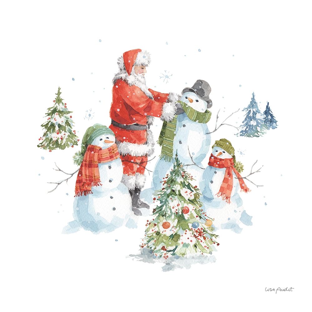 Welcoming Santa 06 art print by Lisa Audit for $57.95 CAD