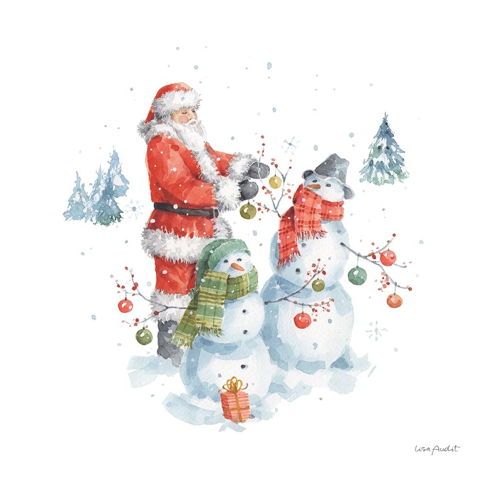 Welcoming Santa 07 art print by Lisa Audit for $57.95 CAD